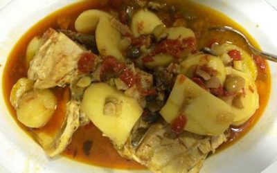 Stoccafisso alla Messinese (Salted Codfish, Messina Style)